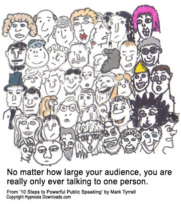 large audience